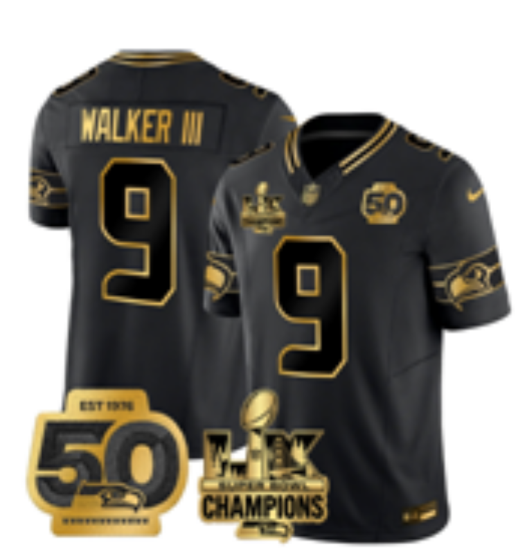 Men Seattle Seahawks #9 Walker iii Black Nike Limited 2026 NFL Jersey 03002->seattle seahawks->NFL Jersey